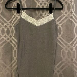 Aerie spaghetti strap tank top with lace